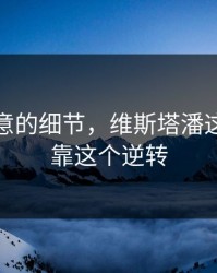 少人注意的细节，维斯塔潘这场其实靠这个逆转