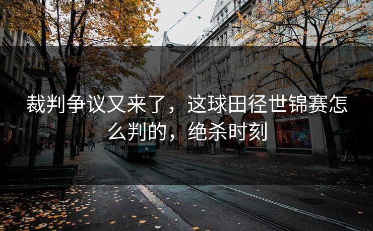 裁判争议又来了，这球田径世锦赛怎么判的，绝杀时刻